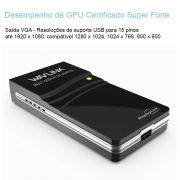 Adaptador De Vídeo USB 2.0 Para VGA/DVI/HDMI