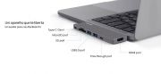 Docking Station USB-C, HUB 7 em 2 para MacBook Pro, Thunderbolt 3, HDMI 4K, MicroSD/SD, WL-UHP3405M 
