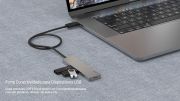 Hub USB-C 7 em 1 de Alumínio com Alimentação 100W, HDMI, SD e Micro SD, WL-UHP3407 Wavlink