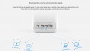 Roteador AC1200 Wi-Fi Mesh banda dupla com Touchlink HALO BASE 3